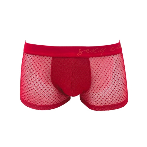 섹시쿠키 레드 도트 망사 남성 드로즈 SCMDB706