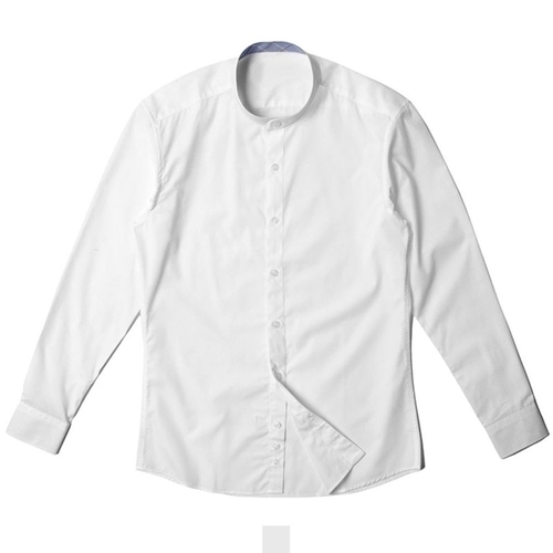 오너클랜 무지 차이나카라 화이트 긴팔셔츠 120size W19BB99260309