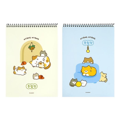 핑크풋  냥냥 무선 종합장