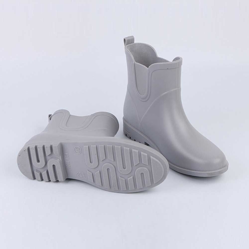 오너클랜 여성 발목 레인 부츠 워커 반장화 고무 숏장화 단화 W345D63_260309