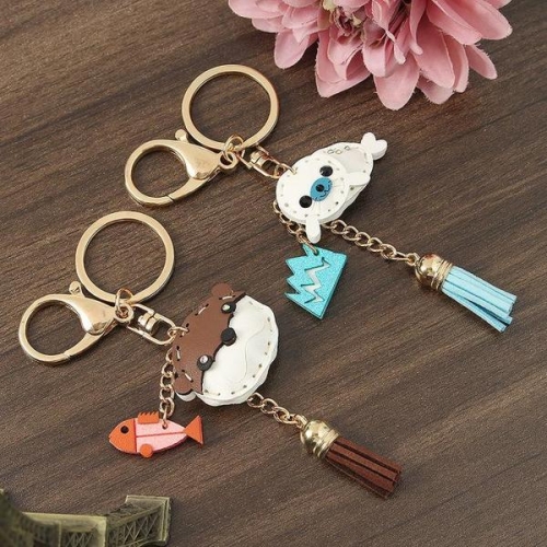 셀러허브  티니키링 애니멀 열쇠고리 2종세트 수달과 물개 S45886738