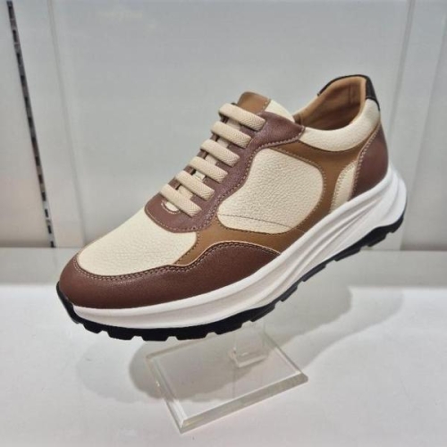 엘칸토 HC11 소가죽 남성 스니커즈 세미케주얼 스니커즈 Q8X8U6T1335