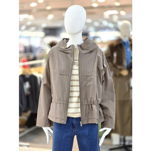 꼼빠니아 후드 스트링 집업 점퍼 CZGU3-WLZ020