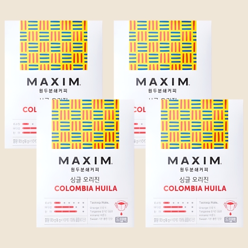 동서식품 맥심 싱글 오리진 콜롬비아 우일라 드립백 10개입