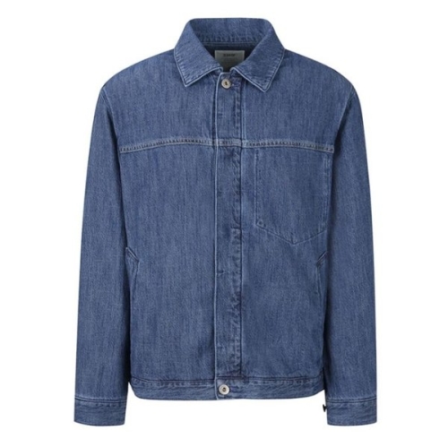 지이크 S/S 스티치 히든버튼 데님 자켓 PIMAA6002