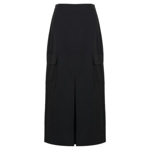 Ab.f.z 여성용 카고 포켓 절개 롱 스커트 AFX3QS33