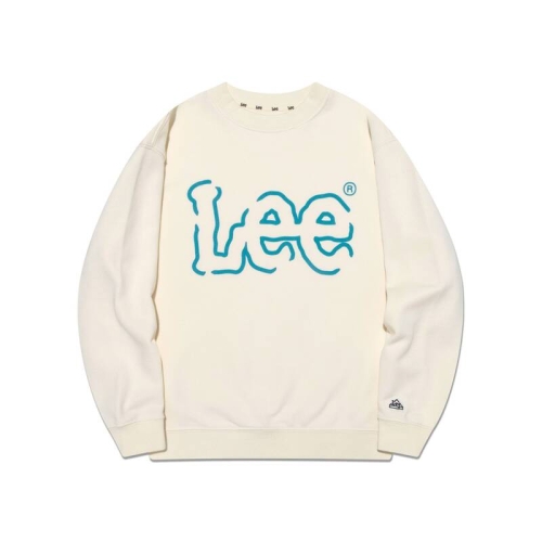 LEE 리키즈 백 키즈 빅트위치 스웨트셔츠 아이보리 LK2501CR05IV