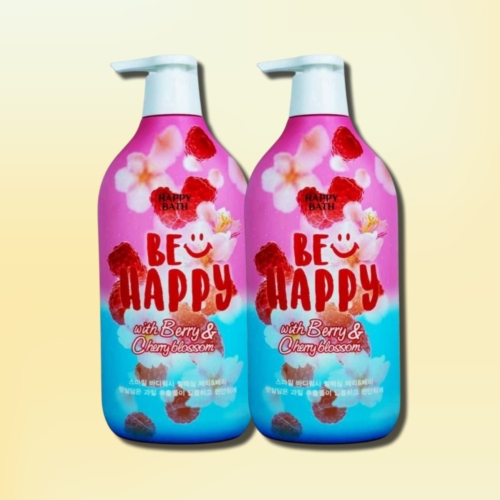 해피바스 스마일 바디워시 릴렉싱 체리 앤 베리 900g