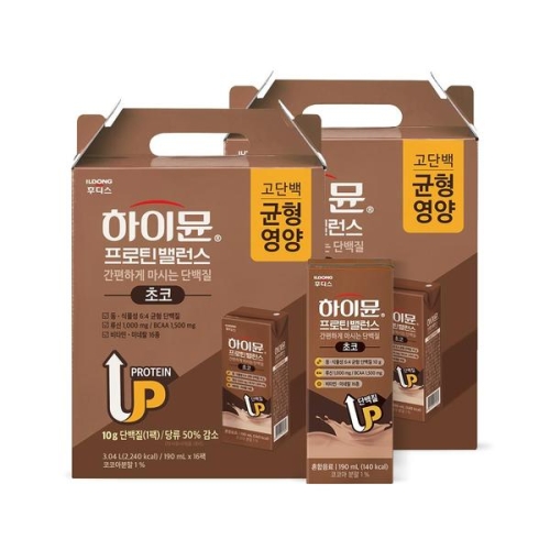 일동후디스 하이뮨 프로틴밸런스 초코 190ml