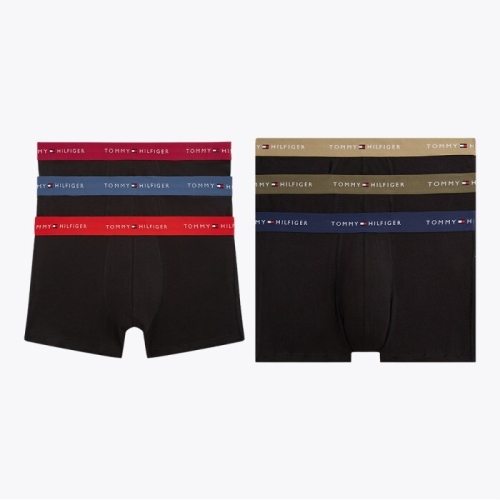 타미힐피거 웨이스트 밴드 컬러 트렁크 3P 2종 T12G1AXO100MT1