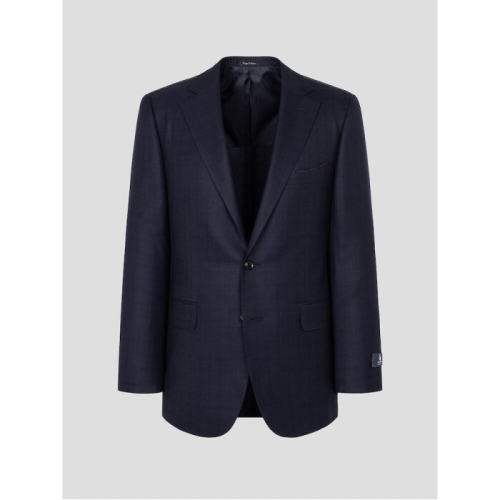 갤럭시 Prestige 울/실크 윈도우페인 레귤러핏 수트 재킷 네이버 GA6101P01R