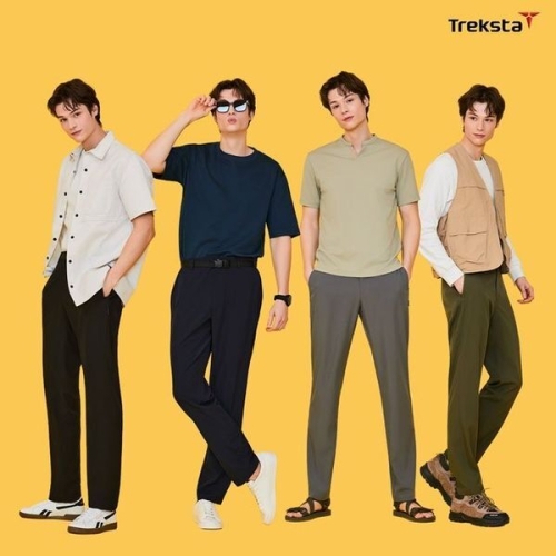 트렉스타 남성 에어 라이트 팬츠 4종 벨트 1종