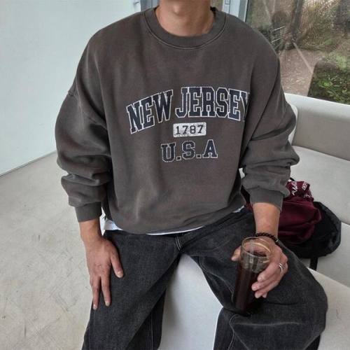 피그먼트 맨즈해시태그 뉴저지 맨투맨 42586427