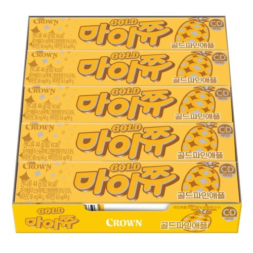 크라운제과  마이쮸 골드파인애플 44g