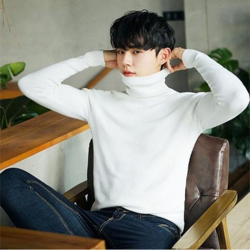 리더스 포근한 클래식 터틀넥 남성 목티 베이직 21722646A