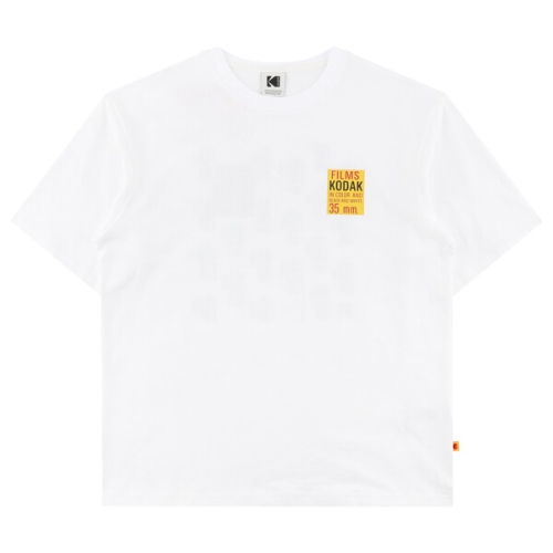 코닥 ltgt 필름 백그래픽 코튼 반팔 티셔츠 WHITE K6223LRS63WHT 219463