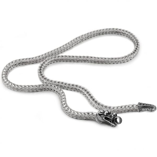 스털링  11381161 남자 목걸이 패션 심플 캐주얼 남성 925 실버 드래곤 빈티지 5MM 20 22 24 26 프랑코 링크