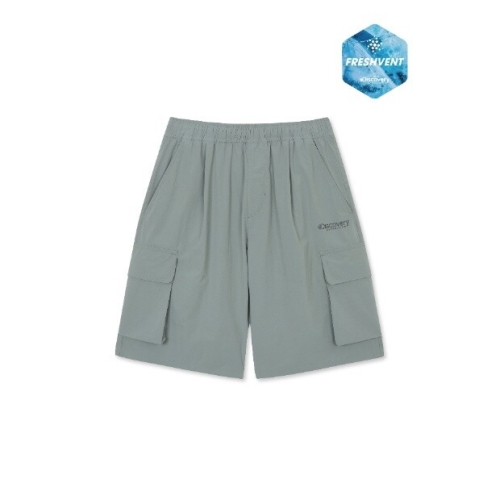 디스커버리 M 키즈반바지 BQK DKTB77053-BKS 키즈 프레시벤트 경량 우븐 아노락 셋업 트레이닝 반바지