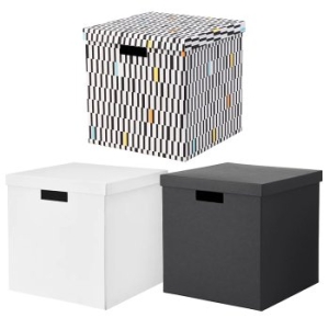 이케아  TJENA 수납함+뚜껑 대형