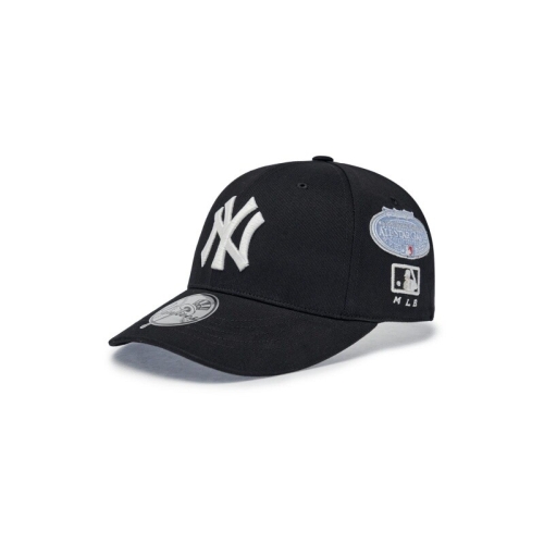 MLB 공용 시그니처 올오버 패치 스트럭쳐 볼캡 3ACPB316N-50BKS