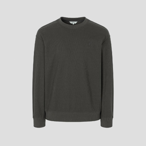 빈폴 남성 텍스처 라운드넥 긴소매 티셔츠 BC6241C65H