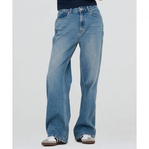 랭글러 W STRAIGHT FIT Broken Twill Denim Pants Indigo Medium WR2501IP52IM 3..