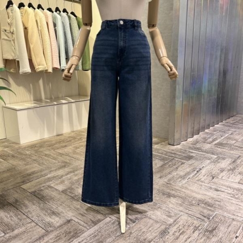 Ab.f.z AOA5HE31G_워싱 일자 데님 팬츠