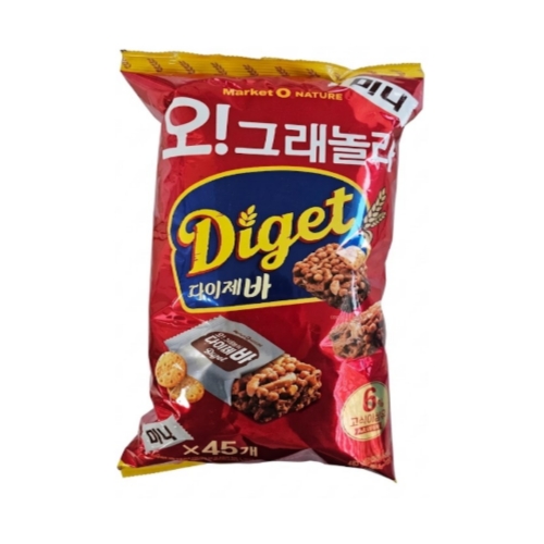 오리온  오그래놀라 다이제바 미니 483g