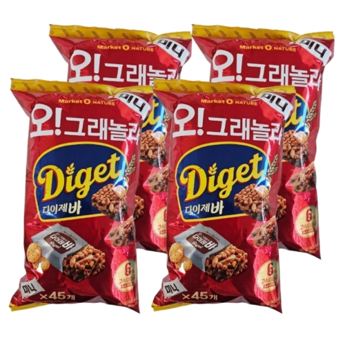 오리온  오그래놀라 다이제바 미니 483g