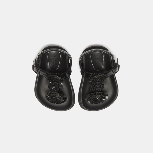 슈콤마보니 크래커 T 샌들 블랙 DG2AM25012BLK