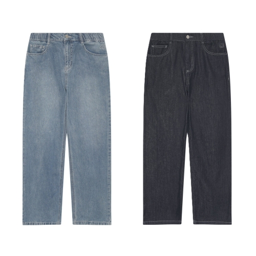 노르디스크 라이트 데님 스트레이트 팬츠 릴렉스 핏 W_OWM26327_2Color