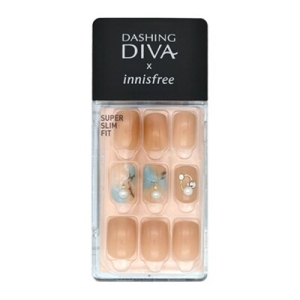 데싱디바 x이니스프리 매직프레스 69호 진주 마블 젤네일