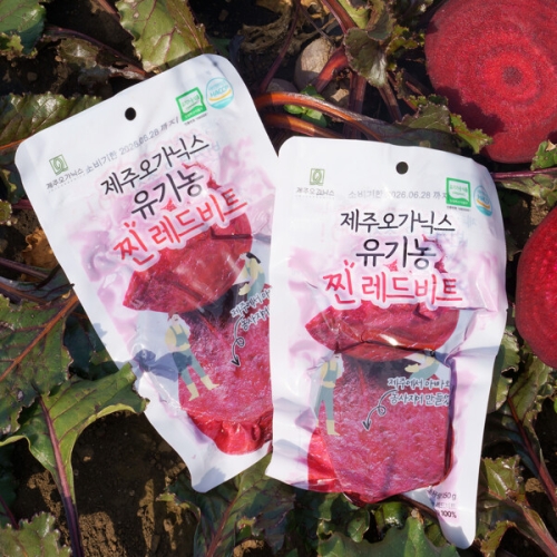 제주오가닉스  유기농 찐 레드비트 150g