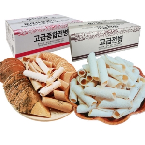정다운식품 고급 종합 전병 800g + 백말이전병 600g