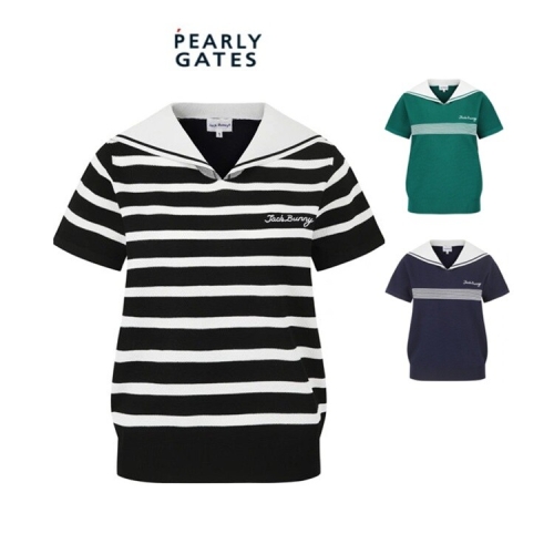 파리게이츠 잭바니 스트라이프 니트 521F2SWJ24_BK