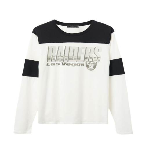 브리츠 아마존평점4.5+ 미국출고 166158 Junk Food NFL 유니 라스베가스 레이더스 존 긴소매 시그니처 시