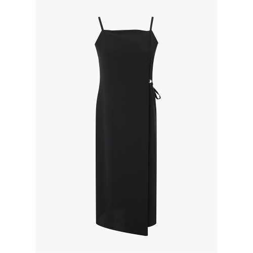 잇미샤 여성 슬리브리스 랩 원피스 ITQ4WOP630