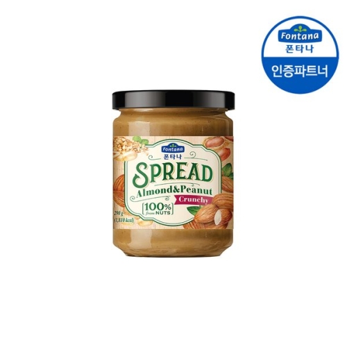 폰타나 스프레드 아몬드&피넛 290g
