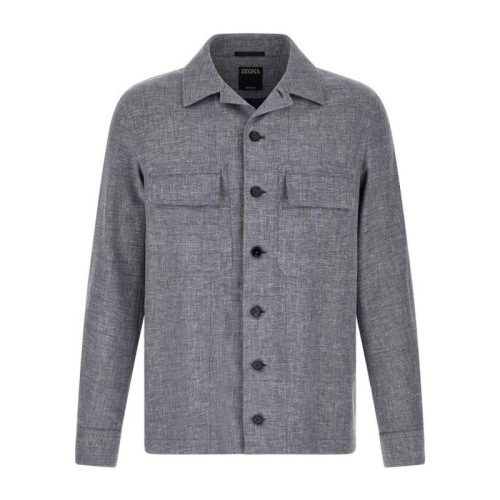 에르메네질도제냐 ZEGNA Crossover 오버셔츠 UHV22A3SOT6B422 T