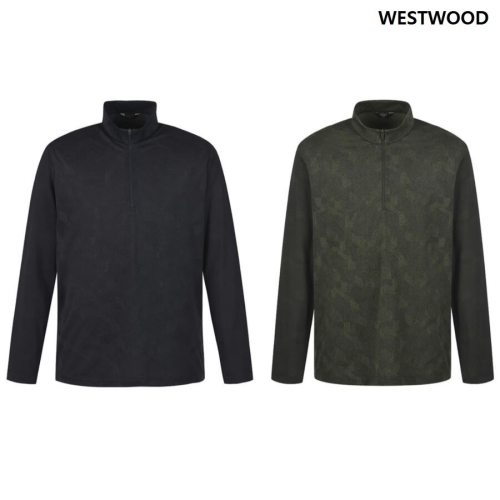 웨스트우드 기하학프린트 냉감 긴팔티셔츠 WQ2MTTS337