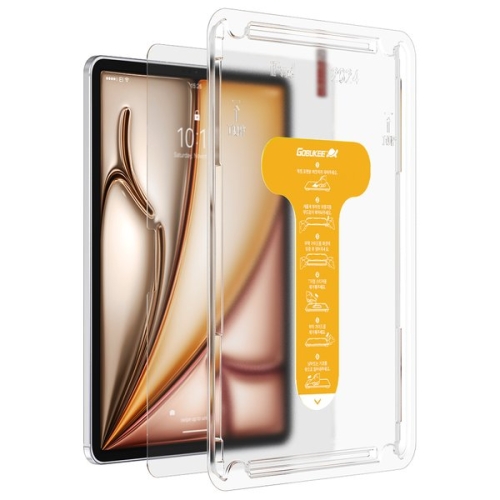 고부기  iPad Air 11 M4 이지커버 투명 강화유리 액정보호필름