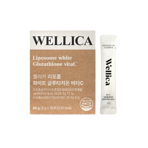 웰리카 리포좀 화이트 글루타치온 비타민C 30포