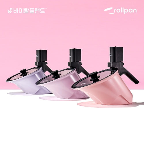 바이탈플랜트  롤팬 오리지널 자동회전냄비 봄에디션