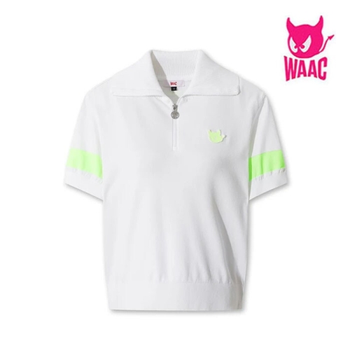 WAAC Big Collar Quarter zip Sweater WWWAM26201WHX