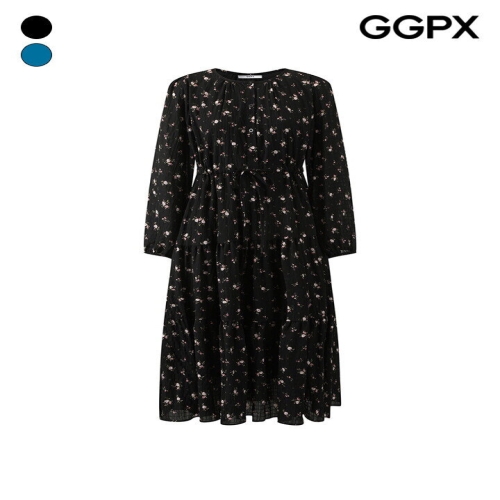 GGPX 여성 플라워 패턴 스트링 원피스 GQ3OP004F