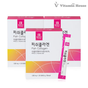  비타민하우스 뷰티푸드 피쉬콜라겐 1.5g 30포 [3개]