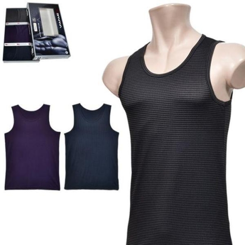 남성 투바나나 착용감이 런닝 은은한 격자무늬 3매입 WFH6XIV