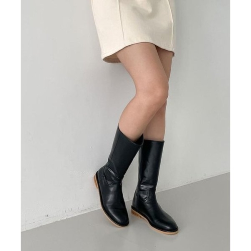 더블디 여성 클래식 미들힐 스웨이드 앵클 부츠 RJ-x1079 11360496A