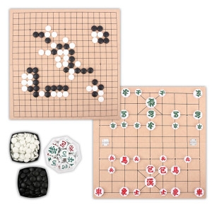 경북바둑  접이식 양면 바둑판 장기판(15mm)