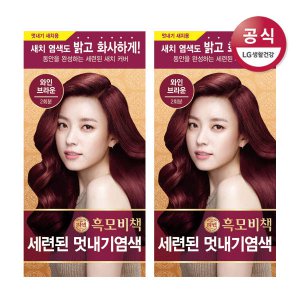  리엔 흑모비책 세련된 멋내기 염색 [2개]